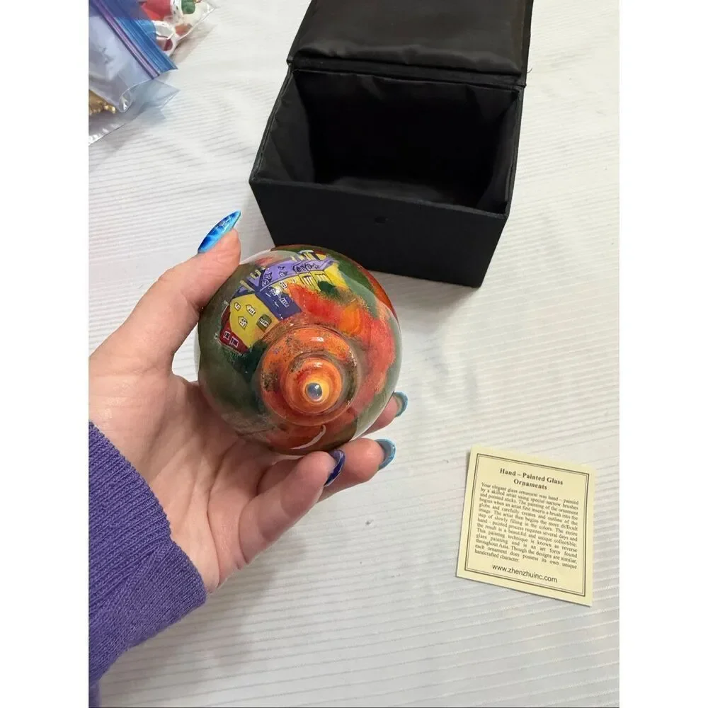 Chateau Frontenac Hand Painted Ornament Signed